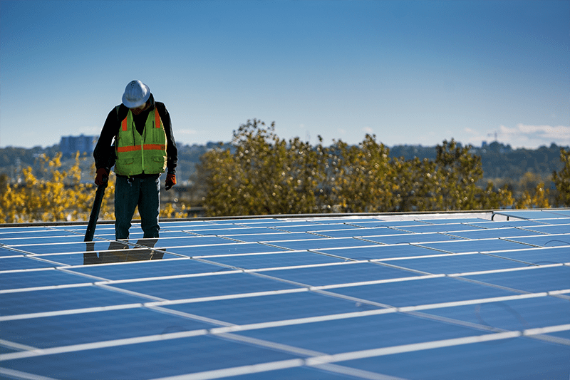 Image of Solar Panel Cleaning Services in Albuquerque, New Mexico