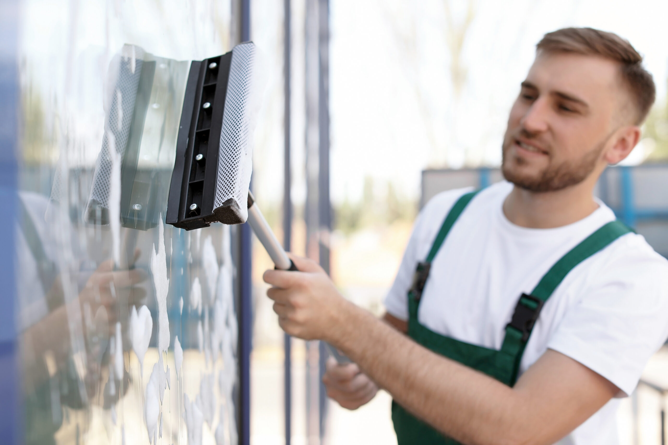 Image of residential window cleaning in New Mexico